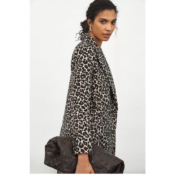 NWT Anthropologie Gianna Leopard Print Coat 14 L XL - Picture 11 of 11